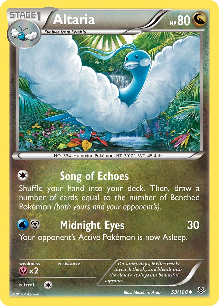 Altaria - 053/108 (ROS) Uncommon - Near Mint