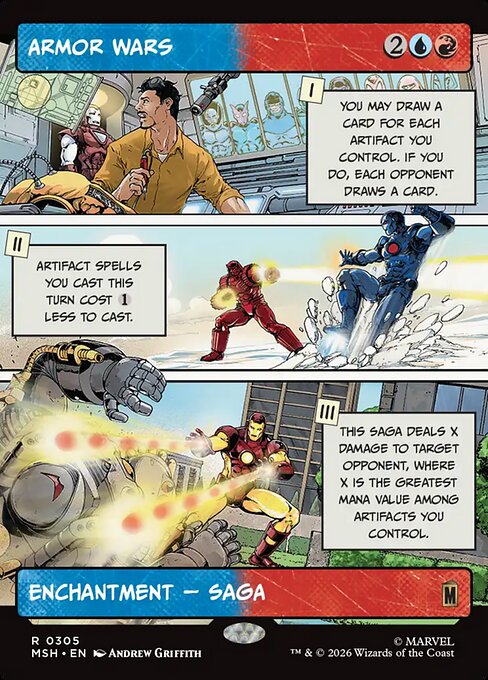 Armor Wars [ #0305 Showcase Panel ] (MSH-R)