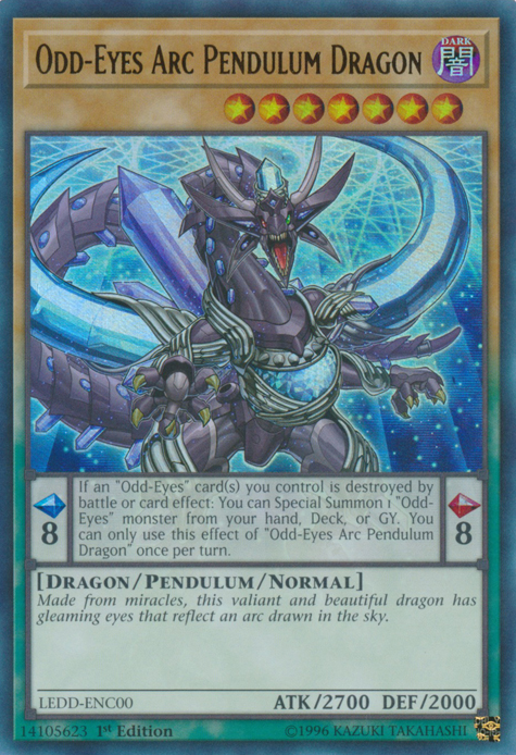 Odd-eyes Arc Pendulum Dragon (LEDD-ENC00)