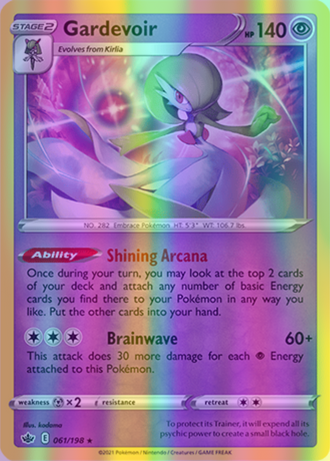 Gardevoir - 061/198 (SWSH06) Holo Rare - Near Mint Reverse Holofoil