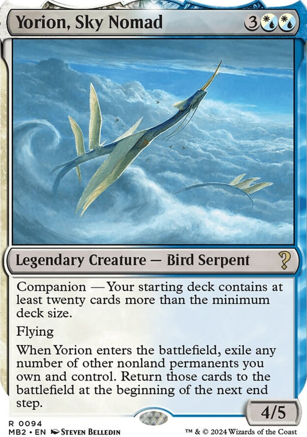 Yorion, Sky Nomad [#0094 White-Border] (MB2-R)