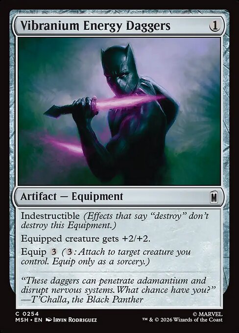 Vibranium Energy Daggers [ #0254 ] (MSH-C)