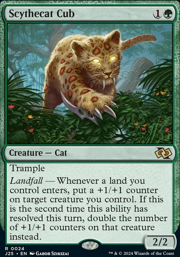 Scythecat Cub [#0024] (J25-R) Light Play