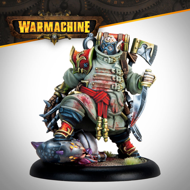 Warmachine MKIV (SFIK-MER096): Mercenary - Character Solo: Bellighul, Master of Pain (Khymaera Shadowflame Shard and XXXX)