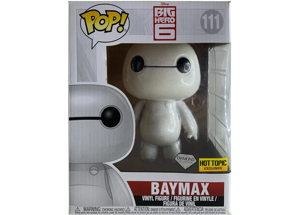 POP Figure: Disney Big Hero Six  #111 - Baymax (Hot Topic Exclusive) (Diamond Collection)