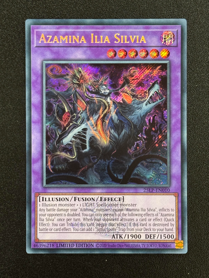 Azamina Ilia Silvia (LP25-EN010) Emblazoned Secret Rare - Near Mint Limited