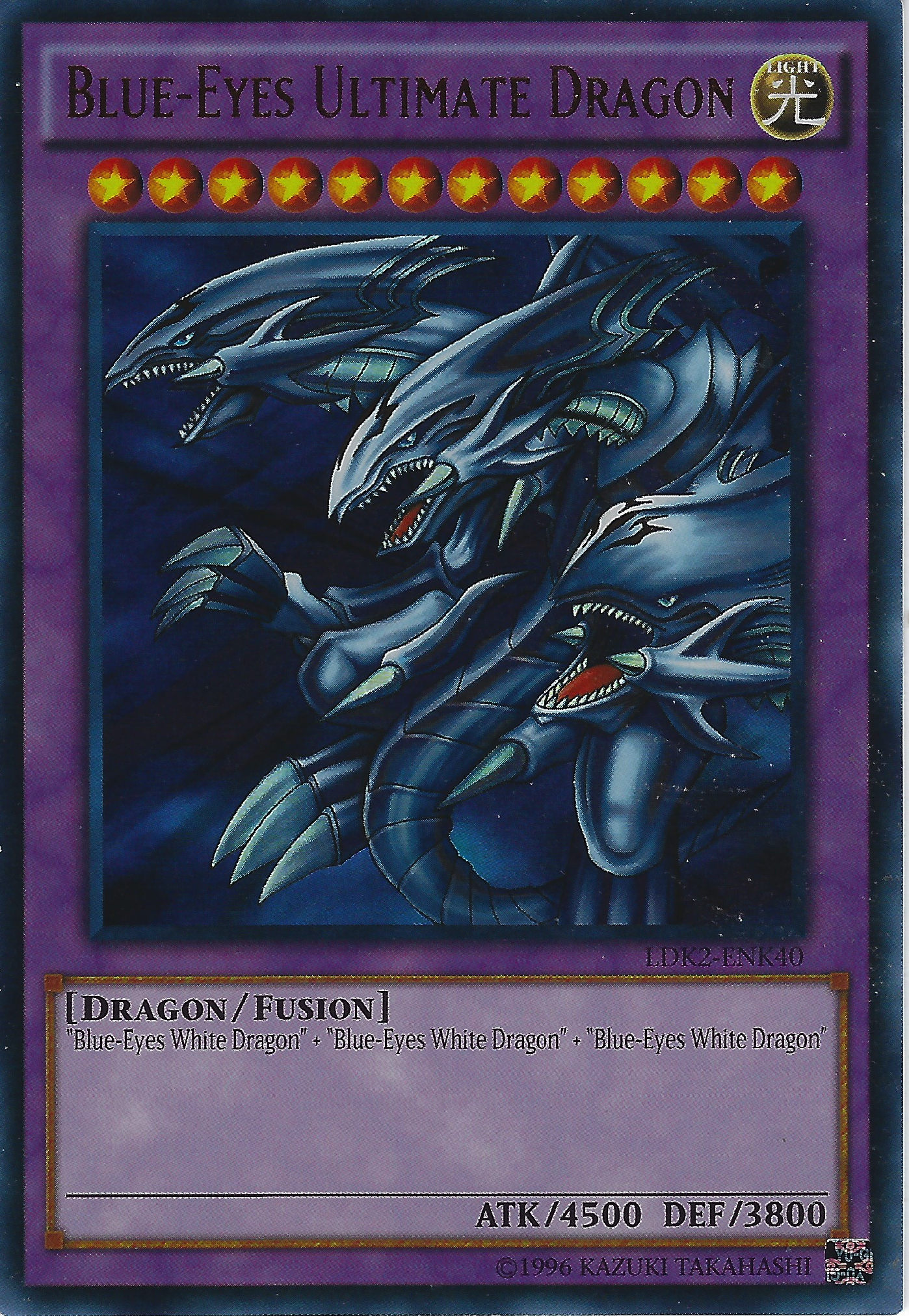 Blue-Eyes Ultimate Dragon (LDK2-ENK40) Ultra Rare - Near Mint Unlimited
