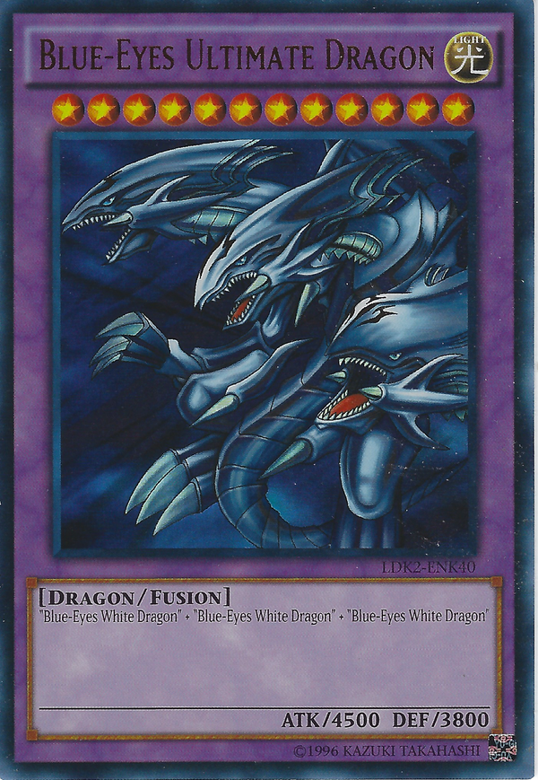 Blue-Eyes Ultimate Dragon (LDK2-ENK40) Ultra Rare - Near Mint Unlimited