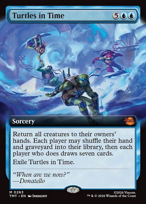 Turtles in Time [ #0263 Extended Art ] (TMT-M)
