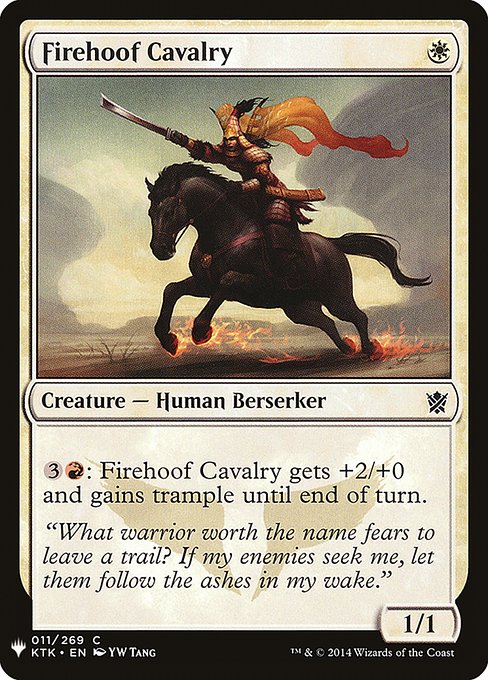 Firehoof Cavalry [Mystery Booster #0112] (KTK-C)