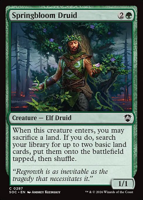Springbloom Druid [ #0287 ] (SOC-C)