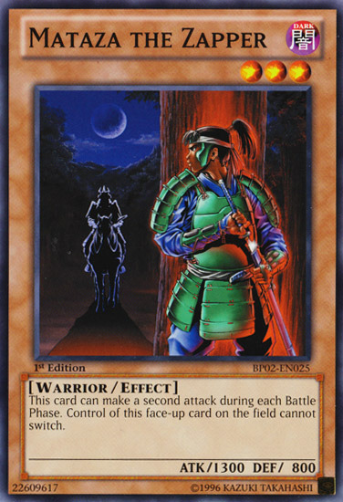 Mataza the Zapper (BP02-EN025) Common - Near Mint 1st Edition