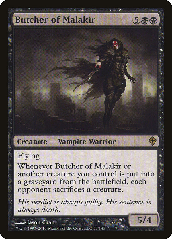 Butcher of Malakir (WWK-R-FOIL) Damaged