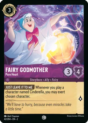 Fairy Godmother - Pure Heart (Rise of the Floodborn 42/204) Common - Near Mint