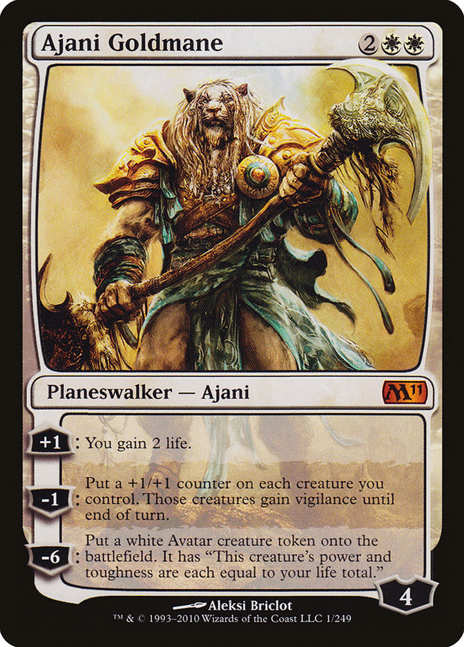 Ajani Goldmane (M11-M) Light Play