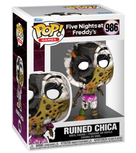 POP Figure: Five Nights at Freddy's Security Breach #0986 - Ruined Chica