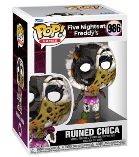 POP Figure: Five Nights at Freddy's Security Breach #0986 – Ruined Chica