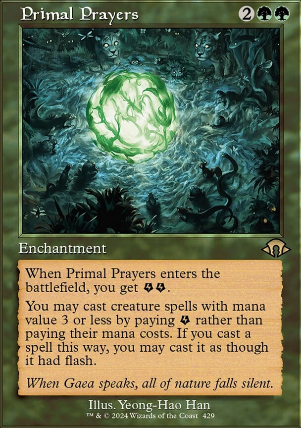 Primal Prayers [#0429 Retro Frame] (MH3-R-FOIL)
