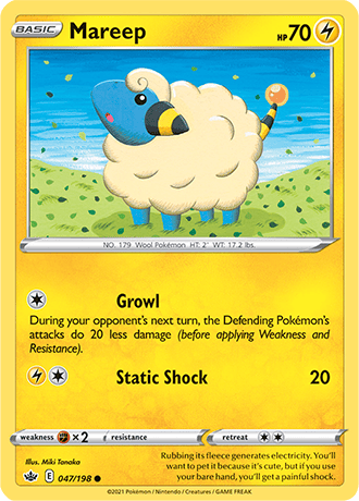 Mareep - 047/198 (SWSH06) Common - Near Mint