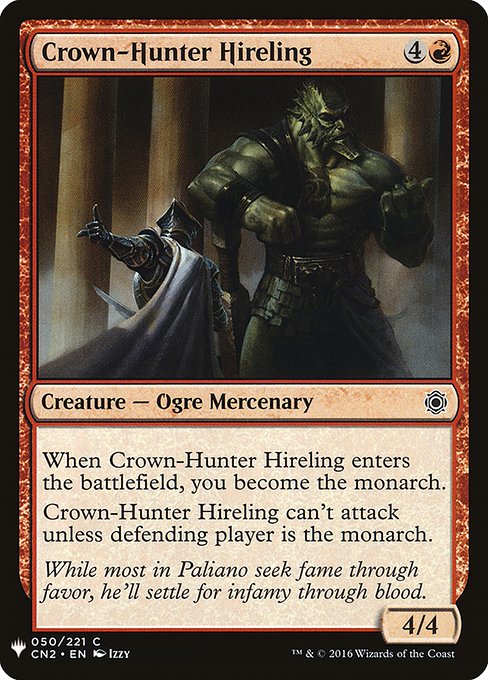 Crown-Hunter Hireling [Mystery Booster #0895] (CN2-C)