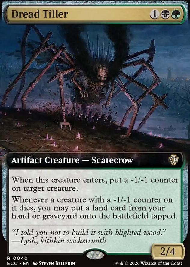 Dread Tiller [ #0040 Extended Art ] (ECC-R)