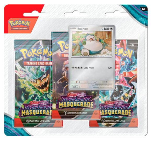 Pokemon TCG: S&V06 Twilight Masquerade - 3 Pack Blister