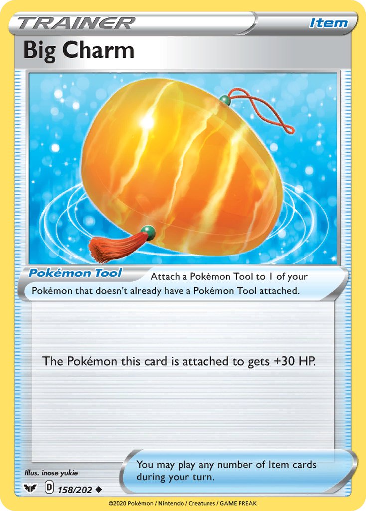 Big Charm - 158/202 (SWSH01) Uncommon - Near Mint