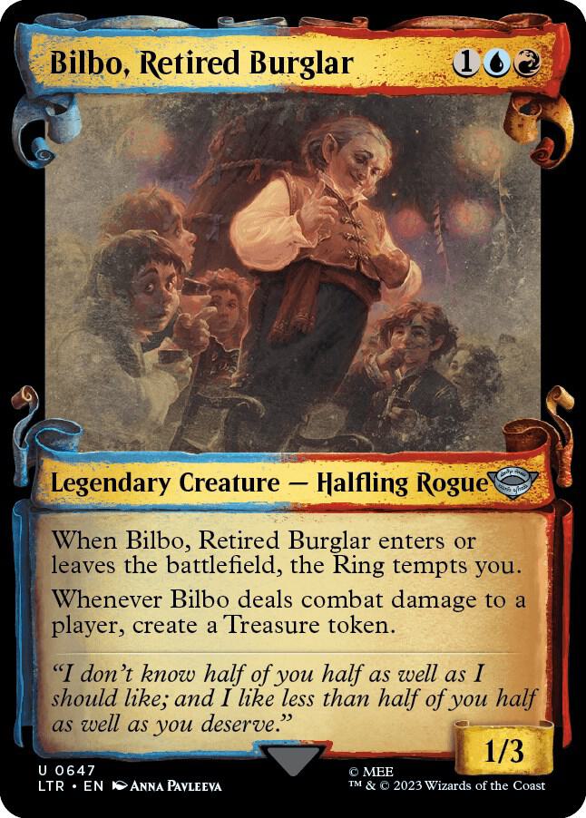 Bilbo, Retired Burglar [#0647 Showcase Scrolls] (LTR-U)