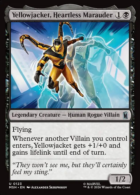 Yellowjacket, Heartless Marauder [ #0123 ] (MSH-U)