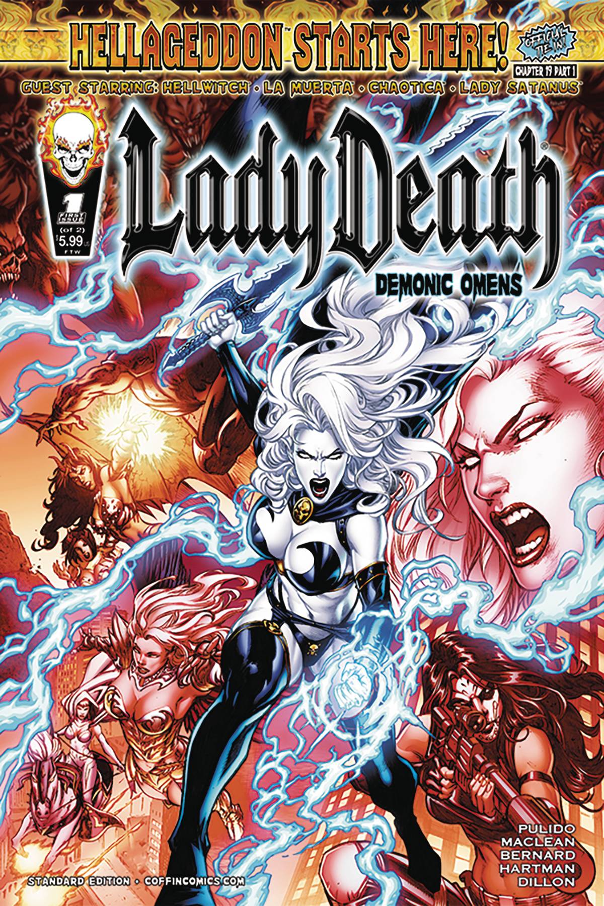 LADY DEATH DEMONIC OMENS #1 (OF 2) CVR A BERNARD STANDARD (MR)