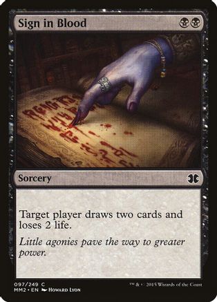 Sign In Blood (MM2-C-FOIL)