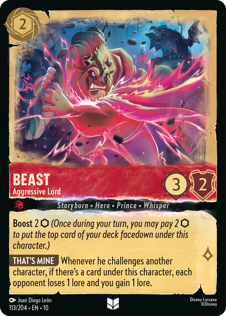 Beast - Aggressive Lord (113/204 - Whispers in the Well) Uncommon