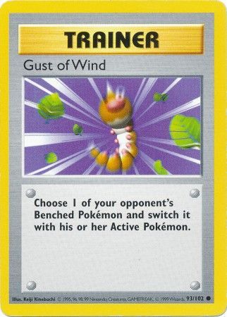 Gust of Wind - 093/102 (BSS) Common - Near Mint Unlimited