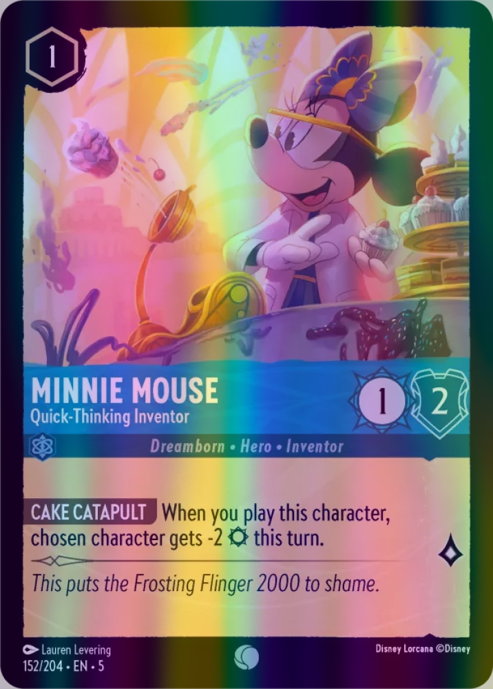 Minnie Mouse - Quick-Thinking Inventor (Shimmering Skies 152/204) Common - Near Mint Cold Foil