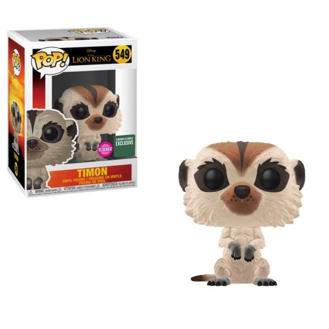 Pop Figure: Disney Lion King #0549- Timon (B&N) (Flocked)