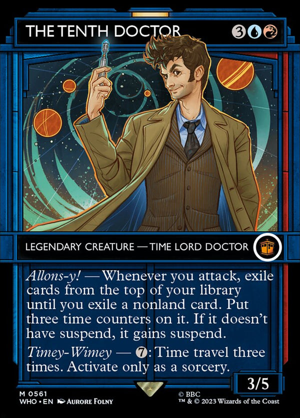 The Tenth Doctor [#0561 Tardis Showcase] (WHO-M-FOIL)