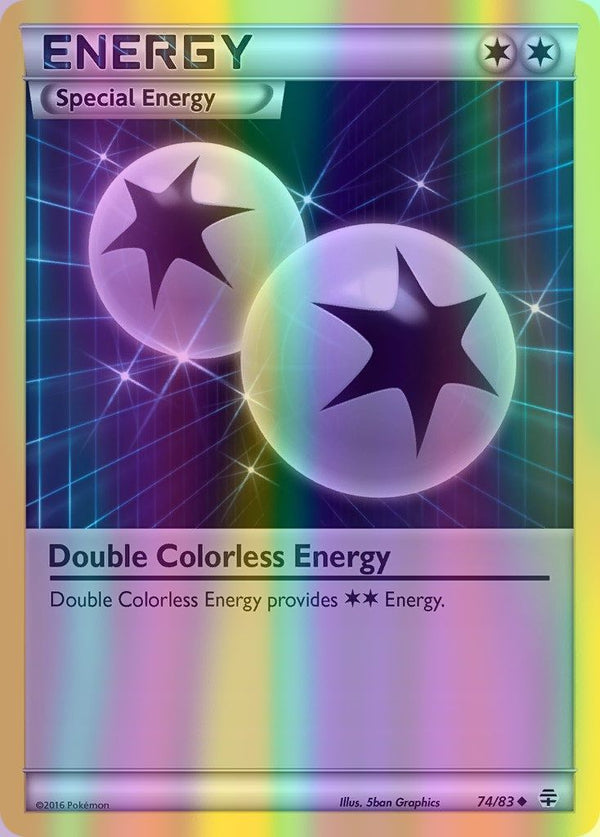 Double Colorless Energy - 074/083 (GEN) Uncommon - Near Mint Reverse Holofoil