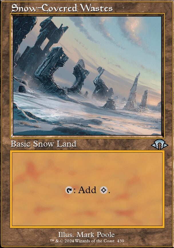 Snow-Covered Wastes [#0439 Retro Frame] (MH3-U-FOIL)