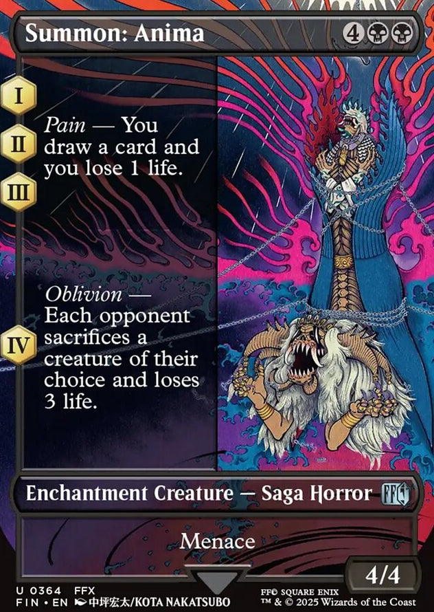Summon: Anima [ #0364 Borderless Alternate Art ] (FIN-U)