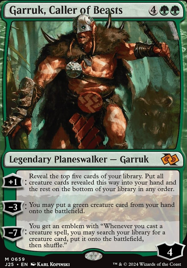 Garruk, Caller of Beasts [#0659] (J25-M)