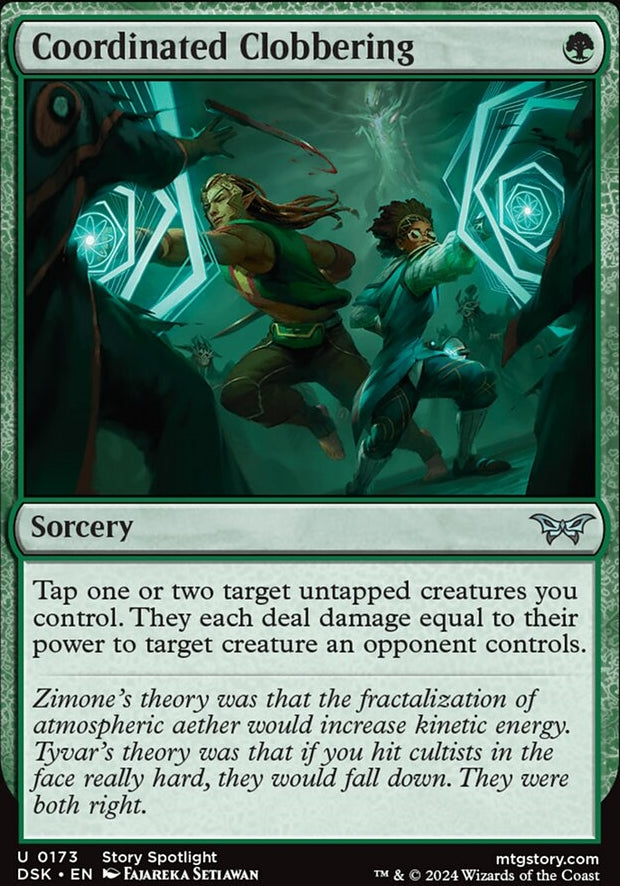 Coordinated Clobbering [#0173] (DSK-U-FOIL)