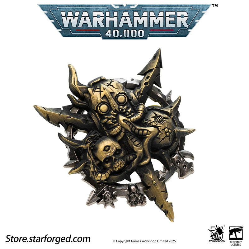 Starforged: Warhammer 40K - Ruinous Powers Pin - Nurgle (New)