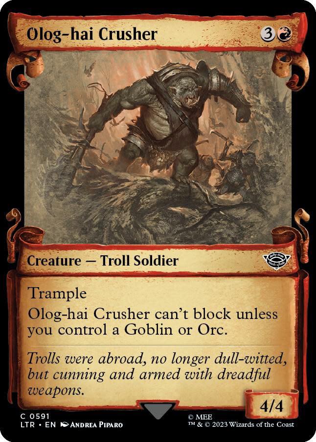Olog-hai Crusher [#0591 Showcase Scrolls] (LTR-C)