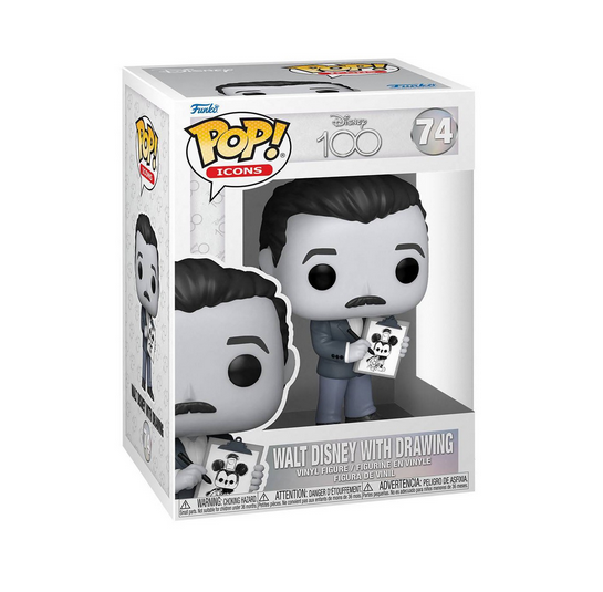 POP Figure: Disney 100 #0074 - Walt Disney w/ Drawing