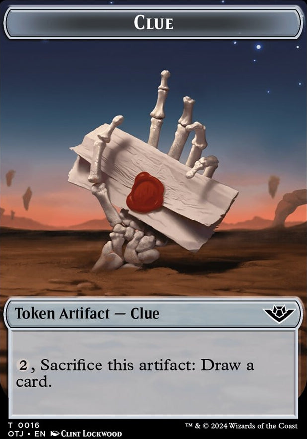 Clue Token [#0016] (OTJ-T)