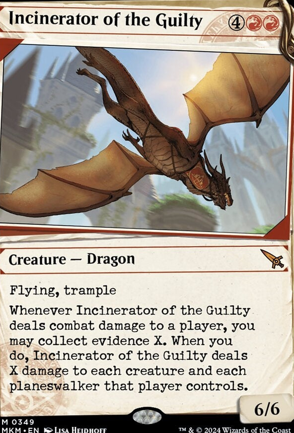 Incinerator of the Guilty [#0349 Dossier Showcase] (MKM-M-FOIL)