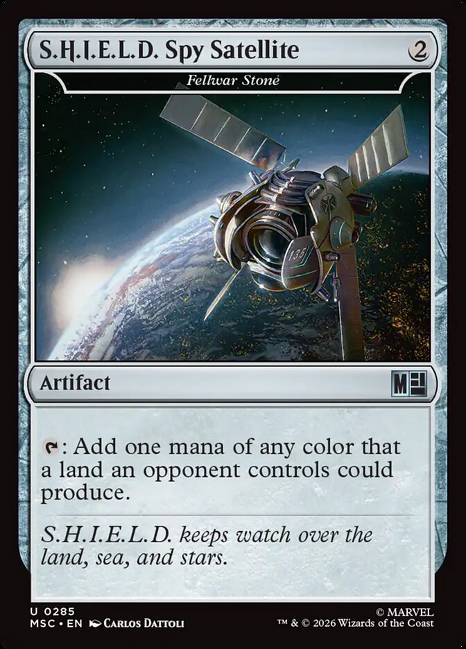 S.H.I.E.L.D. Spy Satellite - Fellwar Stone [ #0285 ] (MSC-U)