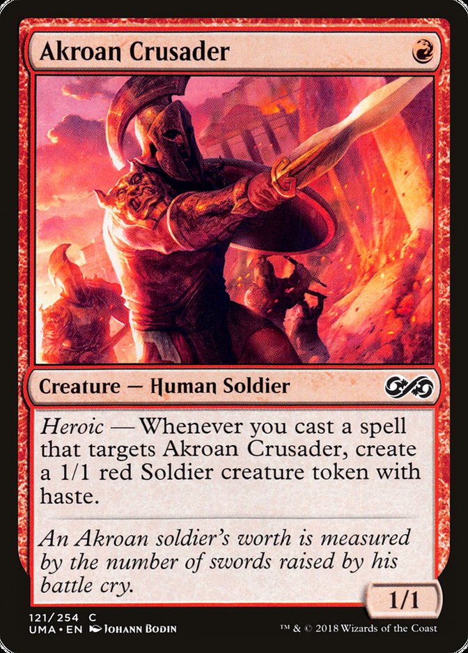 Akroan Crusader (UMA-C-FOIL)