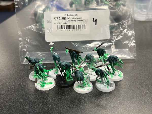 AoS: Nighthaunt - Chainrasp Hordes (USED) Lot #4