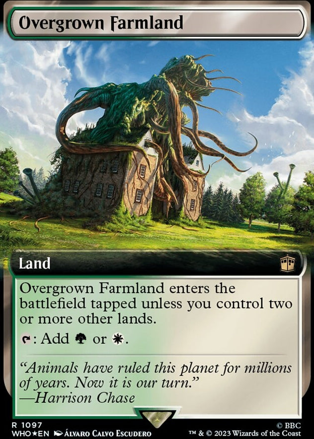 Overgrown Farmland [#1097 Surge Foil Extended Art Reprint] (WHO-R)
